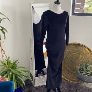 James Perse low back skinny black dress